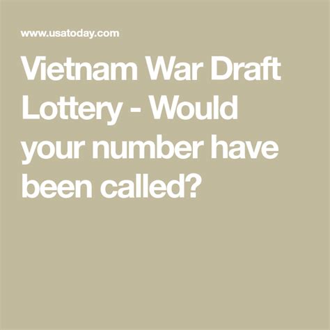 military draft lottery|Iba pa.